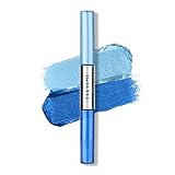 TSUVIMI New 2 in 1 Eyeshadow Stick, High Pigmented Cream to Powder Eyeshadow, No Crease, Long Lastin