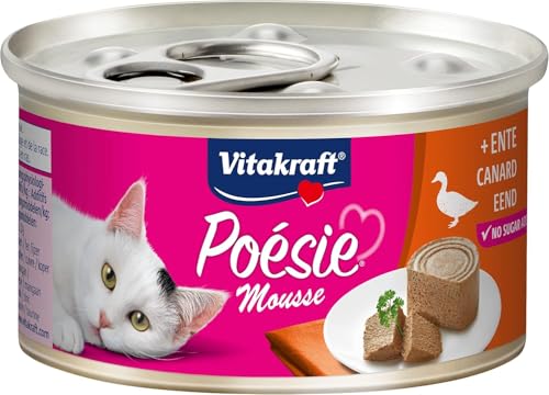 Vitakraft Poésie Mousse chat au canard pour digérer sans céréales - 10