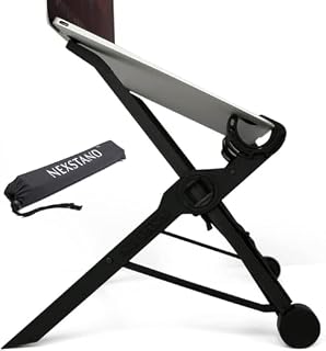 NEXSTAND K2 stojak na laptop, składany przenośny uchwyt na laptop stacjonarny, 8 poziomów z regulacją wysokości, ergonomiczny pion do laptopa na biurko, MacBook, laptop 10-17 cali