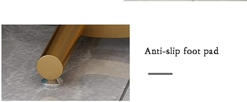 Miniatura 4 de KAWIT Mesa de Centro - Mesa auxiliar de mármol de lujo, mesa de esquina para sala de estar, mesita de noche, pequeña mesa de centro redonda para