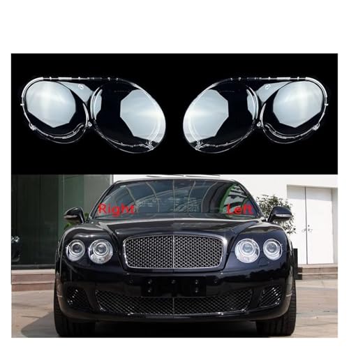 Coque de phare transparente Bentley Continental cassée remplacement droit - 3