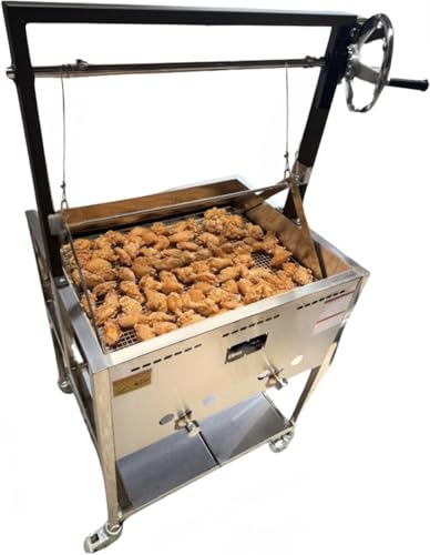 Comparison: Best Fish Fryer Outdoor 9 12 Gallon Deep Fryer Cart with Basket Lift | Portable 4 Wheel Large Batch Fryer | Stainless Steel | Outdoor Propane Frying Cart for Turkey, Fish, and More | Commercial & Backyard Use | Patent Pending