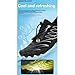 ERTUPE Hike Barefoot Shoes for Women Men Wide Toe Box Waterproof Shoes Trail Running Non Slip Grounding Sneakers Lightweight Breathable Mesh Comfortable Footwear Black