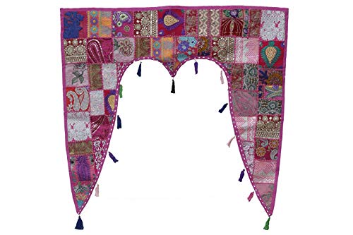 Cenefa india de patchwork para renovar tus ventanas aburridas con bordados a mano 5