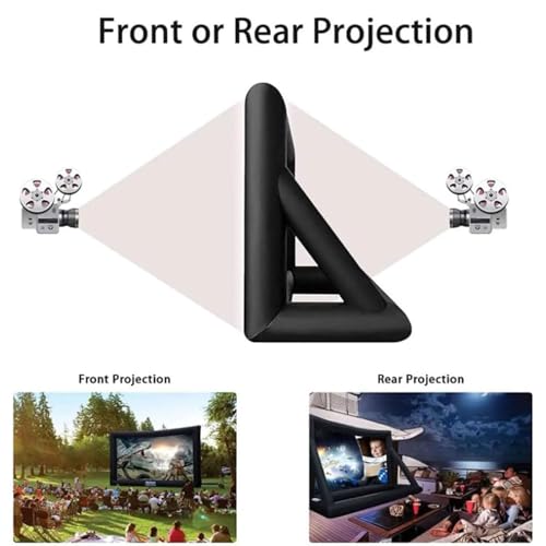 Miniatura 5 de Pantalla De Proyección Inflable Para Exteriores, Diseño De Una Sola Pieza, Pantalla De Cine Gigante, Pantalla De Proyección Inflable Portátil Para Exteriores Con Soplador,20ft