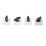 4Pcs T Trail Stop Block, Bi Directional Short Stopping Kit, Woodworking Stop Knobs for Sanding, Routing and Jigs Fixtures