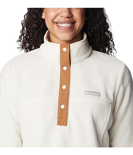 Image of Columbia Womens Benton Springs Half Snap II Pull Over Fleece Jacket, Dark Stone /Canoe /Vintage Blue, 3X