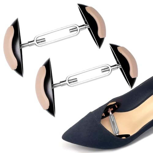 UEIOAVL Hormas para zapatos Extensiones de zapatos para hombres y mujeres, paquete de 2, ensanchadores de zapatos profesionales, extensiones ajustables para zapatos y botas
