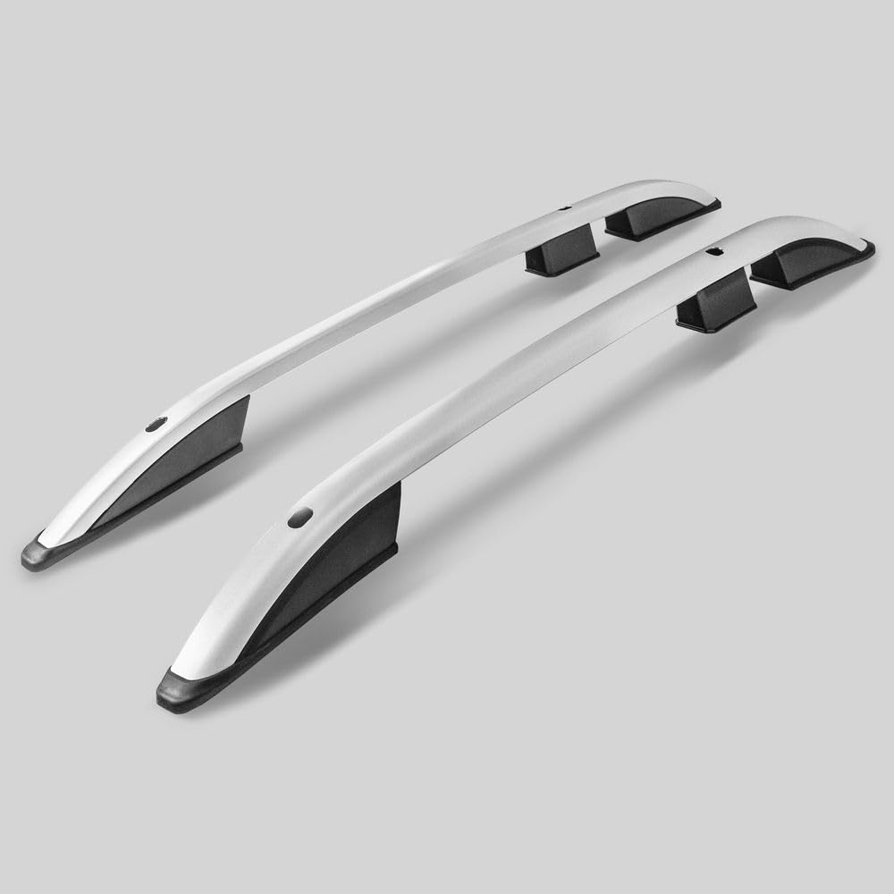 CHROMEMASTER | Barre da Tetto, Rail Tetto Compatibile con Fiat Panda Hatchback 2012+; Sono Utilizzate per il Montaggio di Portapacchi, Box da Tetto o Portabiciclette | Costruzione in Alluminio