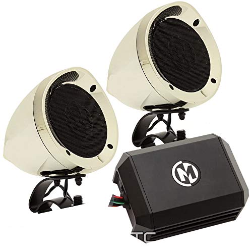 15-Mxahsc - Memphis 3" 25W X 2 Rms Motorcycle Speakers With Amplifier #TOP24