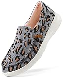 Women's Casual Canvas Slip on Boat Shoes Lightweight Stretch Deck Walking Sneaker Summer Cloth Comfo