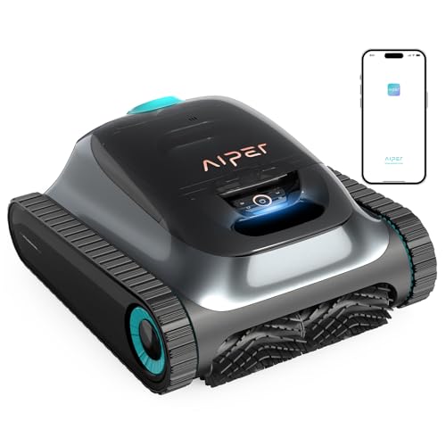 AIPER Scuba S1 2026 Upgrade Robot Piscine Nettoyage Sol, Parois & Ligne d’Eau, Autonomie de 240 Min, Filtration Ultra-Fine,...