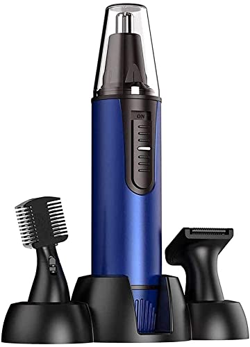 KouRy Ear and Nose Hair Trimmer Clippe Multifunction 3 in 1 USB Rechargeable Professional Electric Eyebrow and Facial
