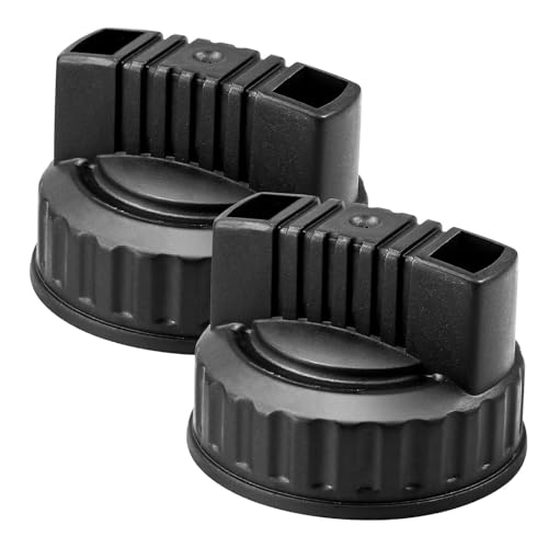 Dairrr Fuuu 47922 Shop Vac Drain Cap Wet/Dry Vacuum, Shop Vac Replacement Parts, New Workshop Vacuums Cleaner Replacement Parts & Accessories (2 Pack, Black)