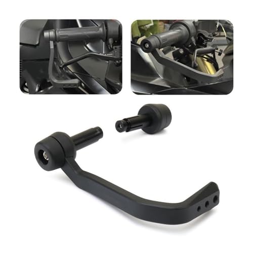 Poignées de moto embouts sliders et protection levier d'embrayage