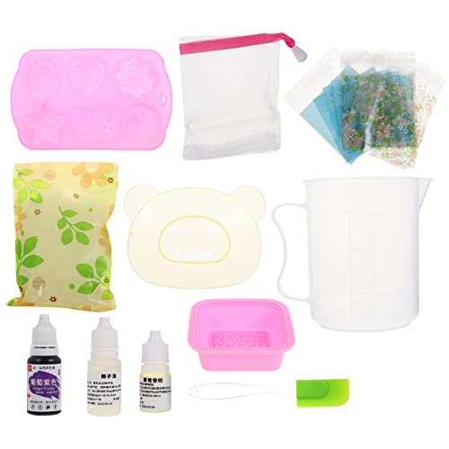 Kit para hacer jabón artesanal en casa con moldes variados para tardes de manualidades DIY