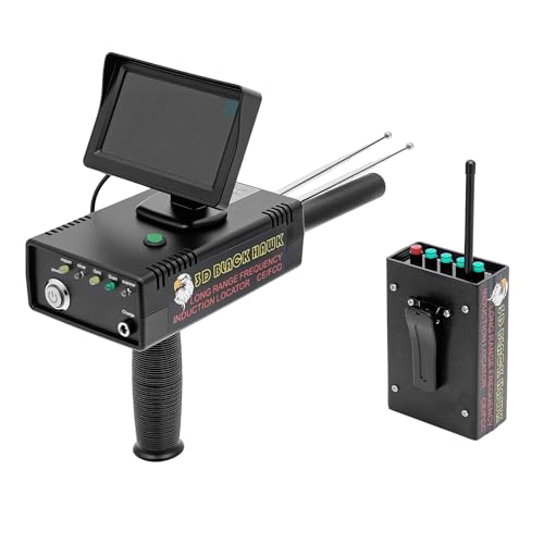 Detector de Metales de largo alcance 30 m profundidad, detector de oro de alta precisión, 1200 m alcance, escáner de oro subterráneo con pantalla LED 3D, cazador tesoros telecontrolado para plata