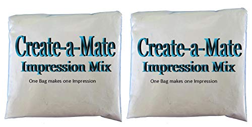 Createamate The Ultimate Penis Casting System: Choose Color, Vibrator, Suction Cup, Handle and Strap-On (Extra Impression Mix, Extra Impression Mix)
