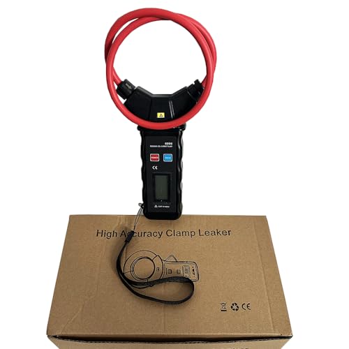Medidor de pinza flexible para alta corriente con rango AC 0.00A~9999A y resolución AC 10mA miniatura 6