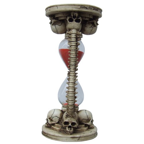 Skull Sand Timer Collectible Figurine #TOP1
