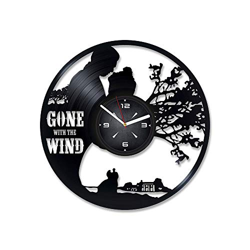 Lost with The Wind Book Vinyl Record Wall Clock. Decor for Bedroom, Living Room, Kids Room. Gift for Boys or Girls. Christmas, Birthday, Holiday, Housewarming Present. by Kovides - Used condition - US$19.63