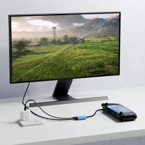Adaptador USB C a audio con cable convertidor estable para consolas de juegos en casa 3