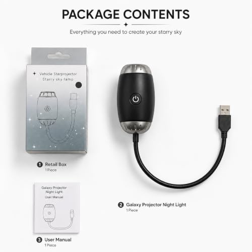 Generic Starry Sky USB Projector Light for Car & Room - Image 4