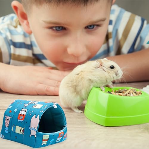 2 Stück Meerschweinchen Bett, Waschbar Meerschweinchen Höhle Versteck Meerschweinchens Kuschelhöhle Hamsterkäfig Zubehör für Hamster Zwergkaninchen Chinchillas Lgel Frettchen
