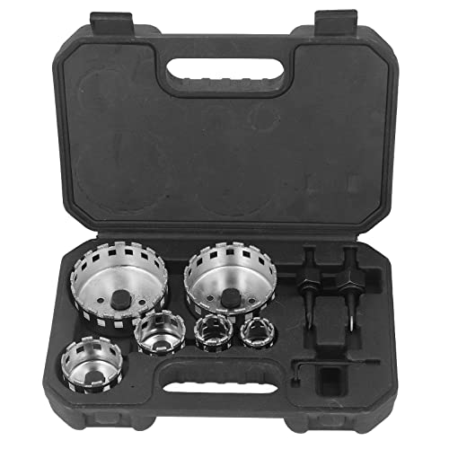 Juego de brocas de diamante de 10 piezas, juego de sierra de perforación de soldadura de 25 a 73 mm con taladro central de posicionamiento, herramienta de extracción de sacanúcleos huecos para azule