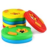 Colores vivos: las cuatro combinaciones de colores llamativos de rojo, amarillo, verde y azul permiten a los padres ver dónde está el niño de un vistazo, lo que garantiza la seguridad del niño.