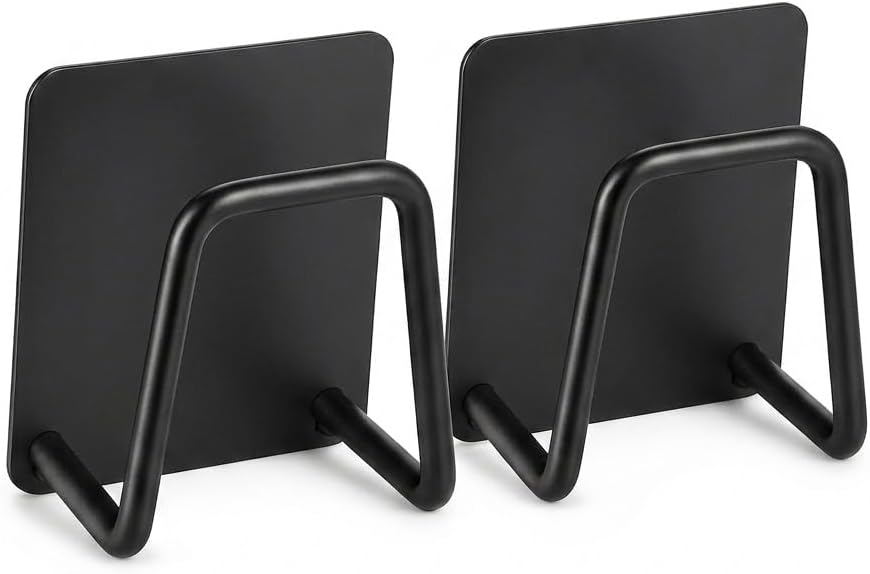 Matte Black SUS304 Stainless Steel Kitchen Sink Sponge Holder.