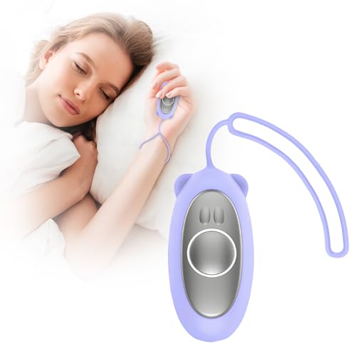 hommova 1 Pcs Sleep Aid Device, Type C Charging Portable Purple Microcurrent Calm Carry for Stress Relief Improve Sleep Quality