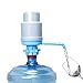 Water Bottles Pump Blue Gray Thickened Manual Hand Pressure Drinking Fountain Pressure Pump Water Press Pump with an Extra Short Tube with Cap Fits Most 2-6 Gallon Water Coolers