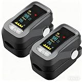 Fingertip Pulsoximeter für Zuhause – SpO₂, Pulsfrequenz & Perfusionsindex PI – Tragbarer Fingerclip Sauerstoffsättigungs-Monitor mit 4-Richtungs OLED (2)