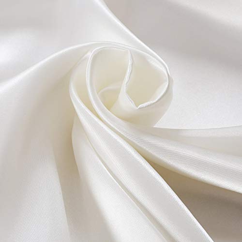 Lcbd Silky Satin Toddler Pillowcases Set Of 2, Super Soft Travel Pillow Covers, Small Kids Pillow Cases With Envelope Closure, 13"X 18", Ivory #TOP4