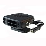 Fahrzeugheizungen ZZRS bewegliche Auto-Heizung, 12V 150W Windschutzscheibe Defogger Defroster, 2 in 1 Powerful Auto Heizung Lüfter, Plug-in-Zigarettenanzünder, Heizung schnell und Low Noise