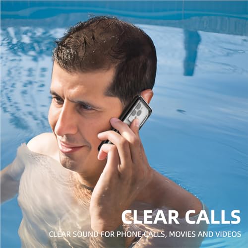 Funda impermeable para natación y esnórquel compatible con iPhone 16 y Samsung S25 7