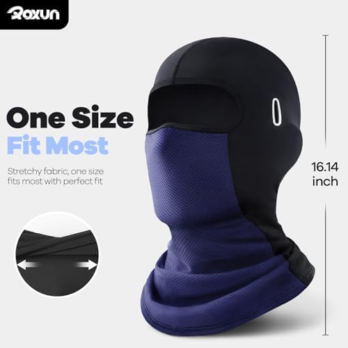 ROXUN Balaclava Moto Face Mask, Summer Cooling Ice Silk Mesh Sun Protection — view 7