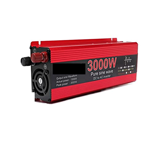Convertisseur de puissance pur sinus 3000W 12V 220V, transformateur haute fidélité