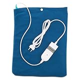 Manta Térmica Eléctrica 32 x 40 cm con 3 Niveles de Temperatura | Alivio Muscular y Calor Terapéutico | Almohadilla Eléctrica Ideal Para Lumbares, Abdomen…