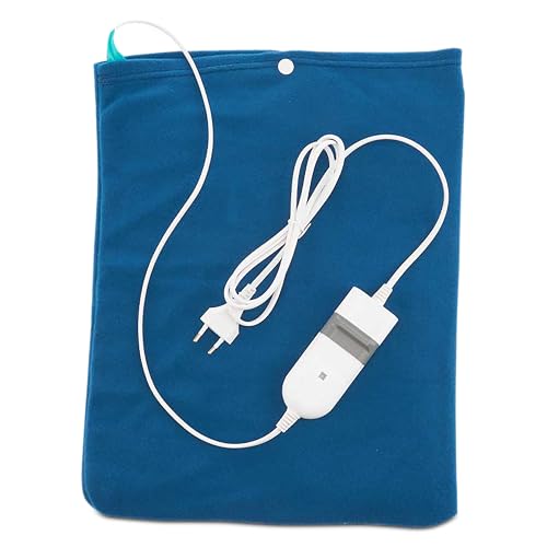 Manta Térmica Eléctrica 32 x 40 cm con 3 Niveles de Temperatura | Alivio Muscular y Calor Terapéutico | Almohadilla Eléctrica Ideal Para Lumbares, Espalda, Piernas, Abdomen…