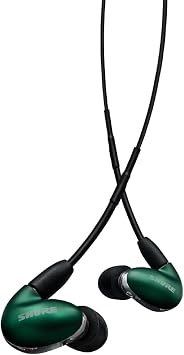 Shure SE846 Wired Sound Isolating Earphones Gen 2, Secure in-Ear Earbuds, High-End Professional Sound, Hi-Def Four Drivers, Upgraded Sound Filters, Durable Quality, Customizable Frequency - Jade