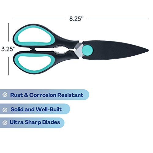 Mr. Pen- Kitchen Scissors, Kitchen Shears, 8 Inch Food Scissors, Kitchen Scissors Dishwasher Safe, Meat Scissors, Utility Scissors, Scissors Kitchen, Cooking Scissors, Meat Cutting Scissors #TOP3
