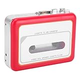 Caractéristiques complètes du lecteur de cassettes : Équipé d'un grand haut-parleur intégré, prise casque 3,5 mm et d'écouteurs inclus, offrant des fonctions d'avance rapide et de rembobinage automatique pour une lecture complète.