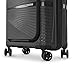 American Tourister Airconic Hardside Expandable Luggage with Spinner Wheels, Graphite, Carry-On 20-Inch
