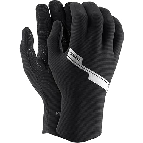 NRS Men's HydroSkin Gloves - Neoprene Insulation Paddling Gloves for Kayaking, Canoeing, Rafting Cover