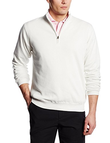 Greg Norman Collection Men's Lined Pima 1/4 Zip Sweater