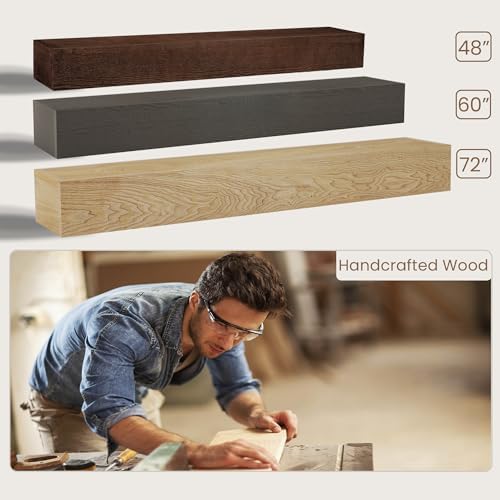 Heimlove Fireplace Mantel Shelf - Thumbnail 4