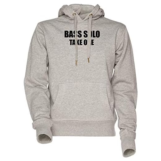Bass Solo, Take One Unisex Hoodie Grå, Grå, XS