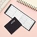 Garneck 12pcs Small Address Book Portable Notebook for Phone Numbers, Mini Organizer with Printed Pages, Black